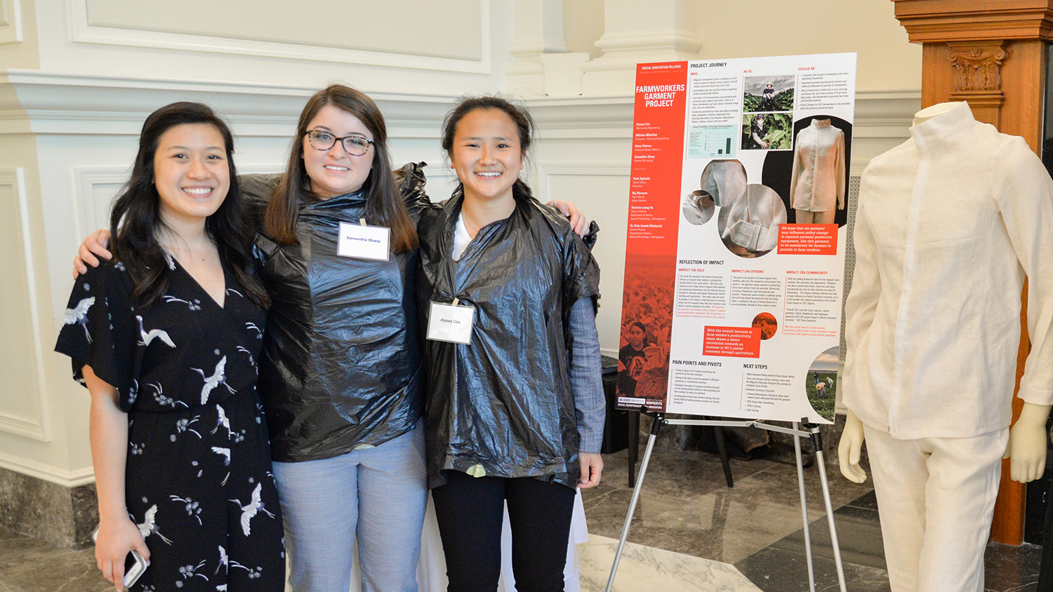 Cross-Disciplinary Students explore farmworkers garment in Social Innovation